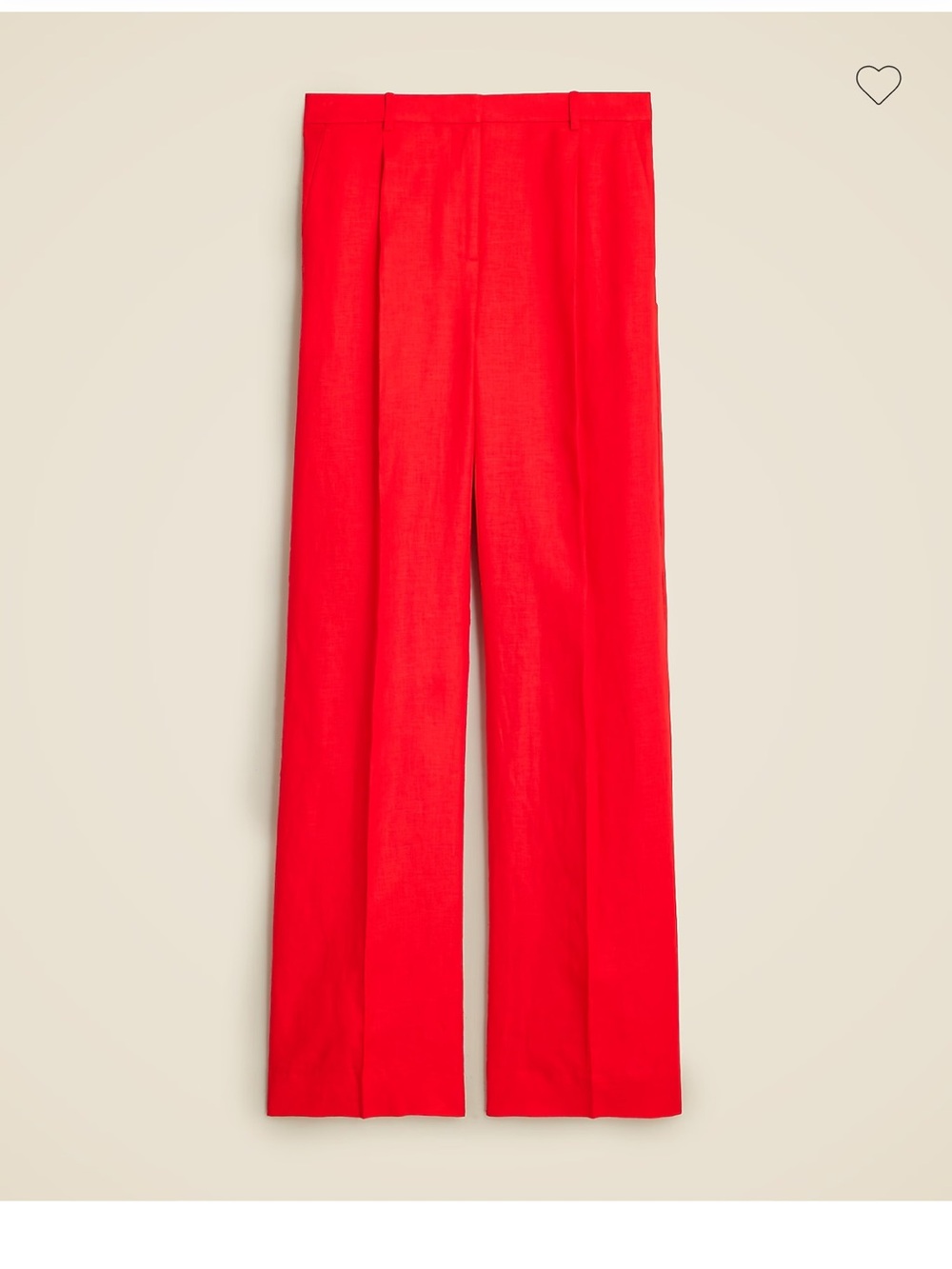 Jcrew wide leg linen pants-red arroyo-12P